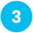 Home 11 A blue circle with a white number 3 at the center marks one of our premier indoor pickleball courts.